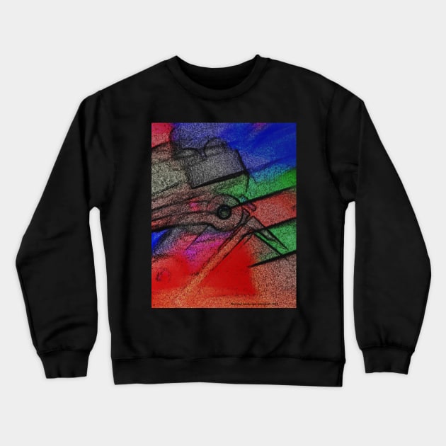 Thermal Landscape Crewneck Sweatshirt by SpieklyArt